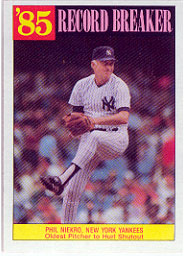 1986 Topps Baseball Cards      204     Phil Niekro RB#{Oldest shutout pitcher
